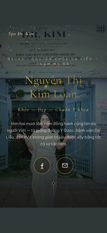 Website Spa Dr. Kim